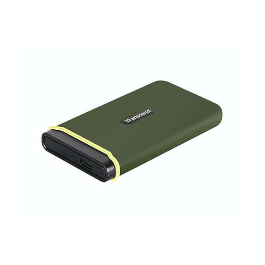 Transcend TS2TESD380C ESD380C Portable SSD, 2TB, USB Type-C (3.2 Gen 2) 3D NAND, 2000 MB/s