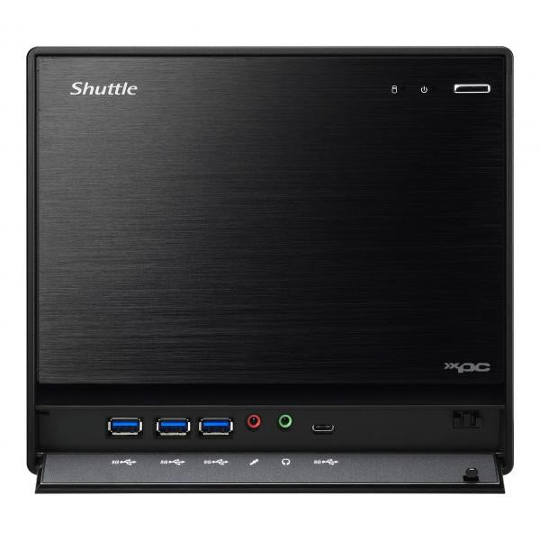 Shuttle SW580R8 Black XPC Cube PC Barebone, LGA1200, Intel, 4x DDR4, DIMM, M.2, 500W 80+ Gold