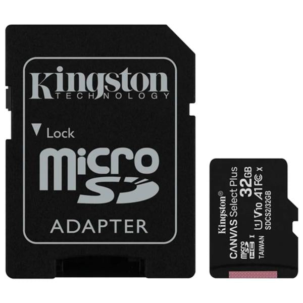 Kingston sdcs2/512gb Canvas Select Plus MicroSDXC incl. adapter, 512 GB, 100/85 MB/s, UHS-I, U3, V30