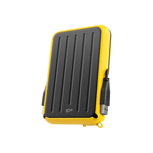 Silicon Power SP010TBPHD66SS3Y Armor A66 portable HDD, 1 TB, USB3.2 gen 1, Yellow, Certificate