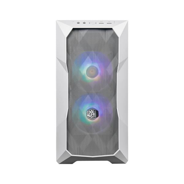 Cooler Master TD300-WGNN-S00 TD300 Mesh White, mATX, Midi-Tower, ARGB hub, 3D Mesh, removable top