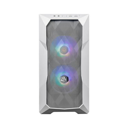 Cooler Master TD300-WGNN-S00 TD300 Mesh White, mATX, Midi-Tower, ARGB hub, 3D Mesh, removable top