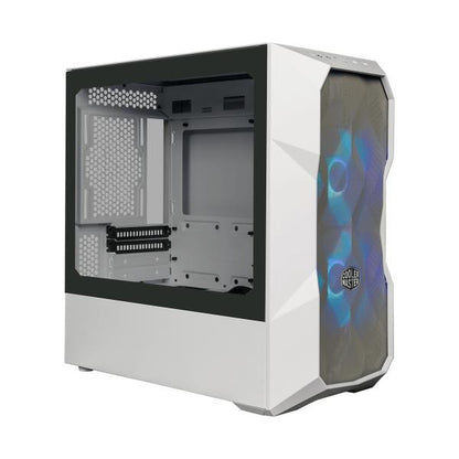 Cooler Master TD300-WGNN-S00 TD300 Mesh White, mATX, Midi-Tower, ARGB hub, 3D Mesh, removable top