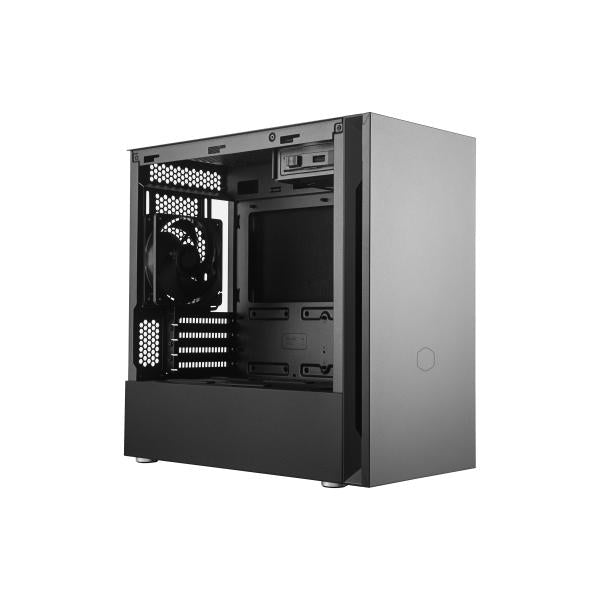 Cooler Master MCS-S400-KG5N-S00 Silencio S400 with TG window, Mini-Tower, mATX, 4x 2.5", Black