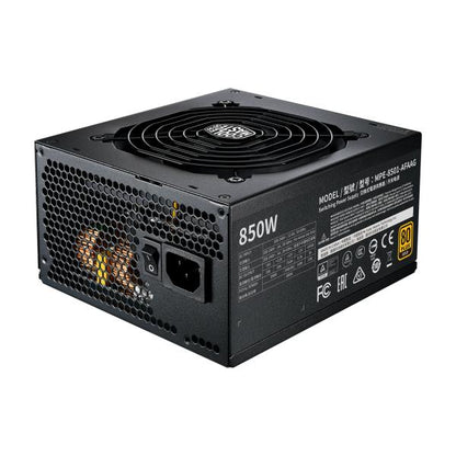 Cooler Master MPE-8501-AFAAG-EU MWE 850 Gold v2, ATX, 850W, Full modular, 120mm HDB, Black