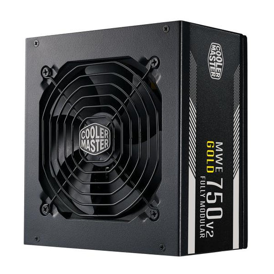 Cooler Master MPE-7501-AFAAG-EU MWE 750 Gold v2, ATX, 750 W, Full modular, 120mm, 1500 RPM, Black