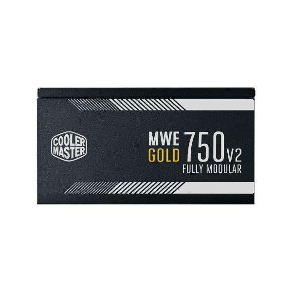 Cooler Master MPE-7501-AFAAG-EU MWE 750 Gold v2, ATX, 750 W, Full modular, 120mm, 1500 RPM, Black