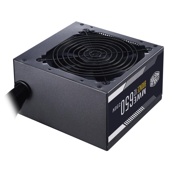 Cooler Master MPE-6501-ACABW-BEU MWE 650 Bronze v2, ATX, 650 W, DC-to-DC + LLC, 88%, 120mm, Black