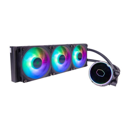 Cooler Master MLY-D36M-A23PZ-R1 PL360 Flux, 360mm radiator, 3x 120mm, 0-2300 RPM ± 10%, ARGB, Black