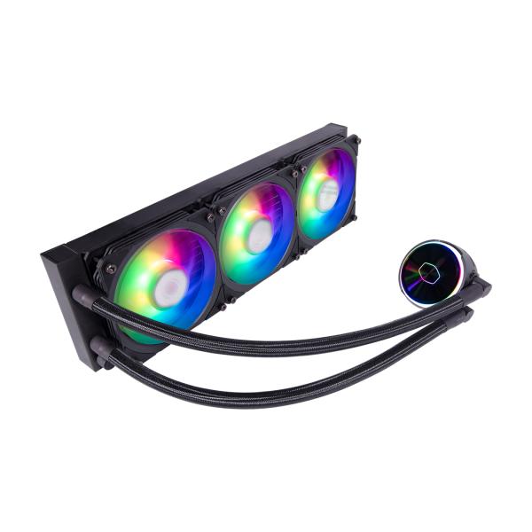 Cooler Master MLY-D36M-A23PZ-R1 PL360 Flux, 360mm radiator, 3x 120mm, 0-2300 RPM ± 10%, ARGB, Black