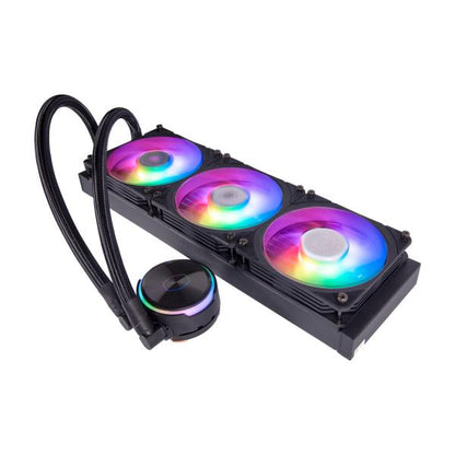 Cooler Master MLY-D36M-A23PZ-R1 PL360 Flux, 360mm radiator, 3x 120mm, 0-2300 RPM ± 10%, ARGB, Black