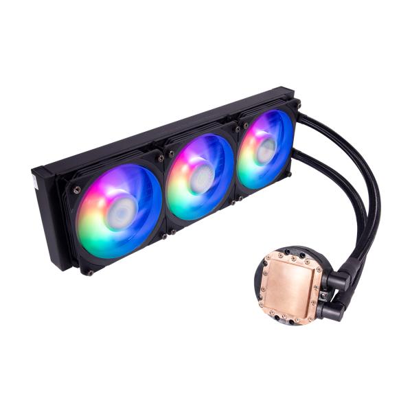 Cooler Master MLY-D36M-A23PZ-R1 PL360 Flux, 360mm radiator, 3x 120mm, 0-2300 RPM ± 10%, ARGB, Black