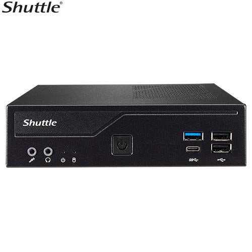 Shuttle DH610S XPC Slim PC Barebone, LGA1700, Intel H610, 2x DDR4 (max.64GB) 2.5" bay, M.2, HDMI