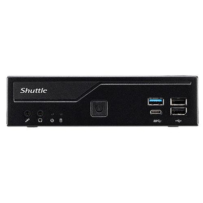 Shuttle DH610 XPC Slim PC Barebone, LGA1700, Intel H610, 2x DDR4 (max.64GB) 1x2.5" bay, M.2, HDMI,