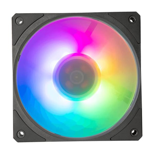 Cooler Master MFZ-M2DN-24NP2-R1 Mobius 120P ARGB, 120 MM, 2400 RPM, 30 dB, 75.2 CFM, Black