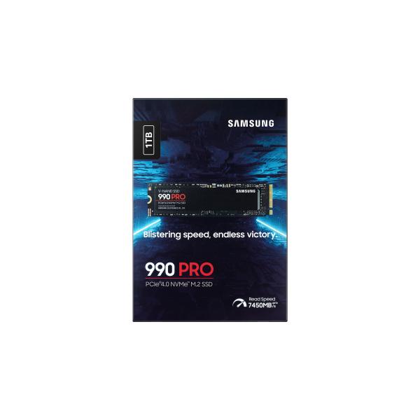 Samsung MZ-V9P1T0BW 990 PRO SSD, 1000 GB, M.2, 7450 MB/s, 1550000 IOPS, 5.4 W