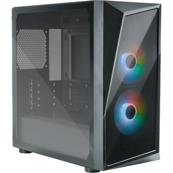 Cooler Master CP320-KGNN-S00 CMP 320, mATX, Midi-Tower, 120mm, Window, ARGB, Black