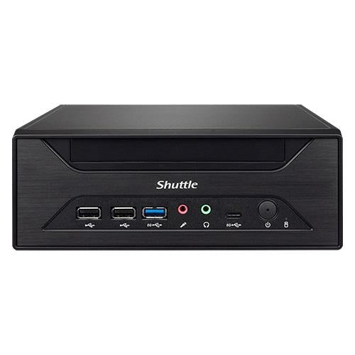 Shuttle XH610 XPC Slim Barebone, LGA1700, Intel H610, HDMI, DP, VGA, 2x COM, 2x LAN, 2x2.5", 24/7