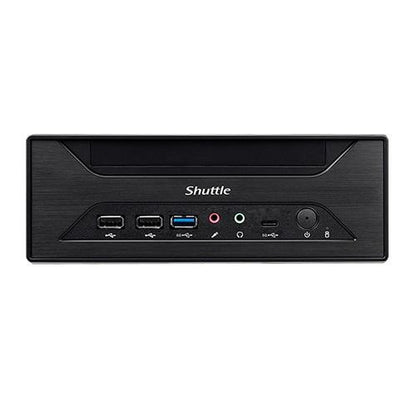 Shuttle XH610 XPC Slim Barebone, LGA1700, Intel H610, HDMI, DP, VGA, 2x COM, 2x LAN, 2x2.5", 24/7