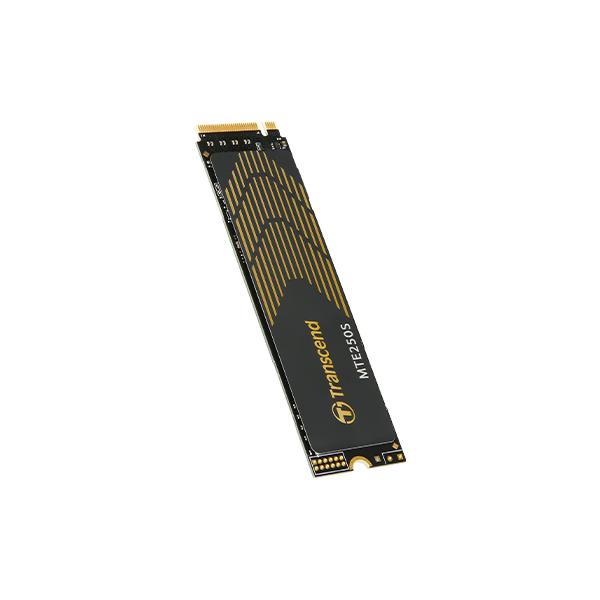 Transcend TS1TMTE250S MTE 250S, 1 TB, M.2 2280, PCIe Gen4x4, NVMe, 3D TLC w/ Dram, Heatsink