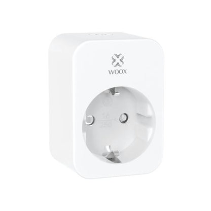 WOOX R6118 Smart plug, Schuko, WiFi, 802.11b/g/n, 3680 W, IP20, 30m, White