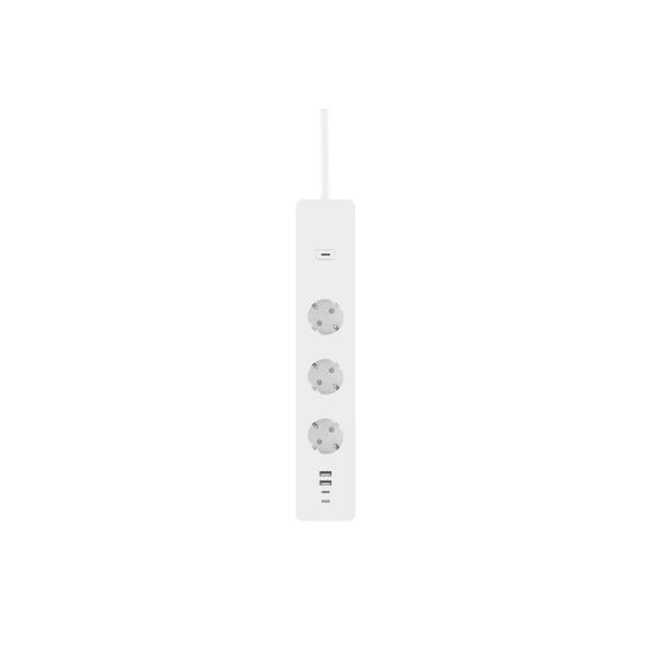 WOOX R6132 Smart Powerstrip EU, Schucko, 3680W, 16A, EEE 802.11b/g/n WiFi & Bluetooth 4.2