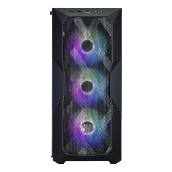 Cooler Master TD500V2-KGNN-S00 MASTERBOX TD500 MESH V2 Black, ATX, Midi-Tower, 3x 120mm ARGB