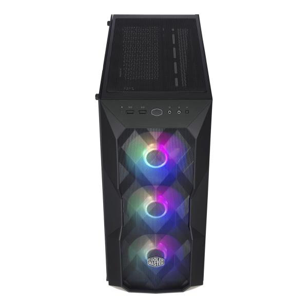 Cooler Master TD500V2-KGNN-S00 MASTERBOX TD500 MESH V2 Black, ATX, Midi-Tower, 3x 120mm ARGB