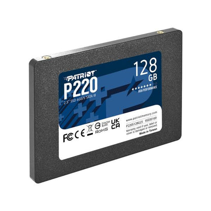 Patriot P220S128G25 P220 SSD, 128 GB 2.5", SATA3, 6 Gbps