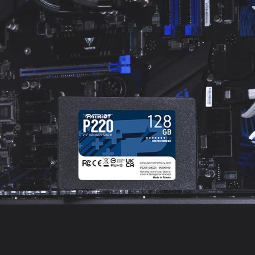 Patriot P220S128G25 P220 SSD, 128 GB 2.5", SATA3, 6 Gbps