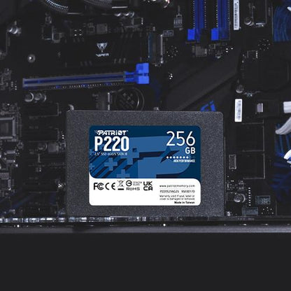 Patriot P220S256G25 P220 SSD, 256 GB, 2.5", SATA3, 6 Gbps