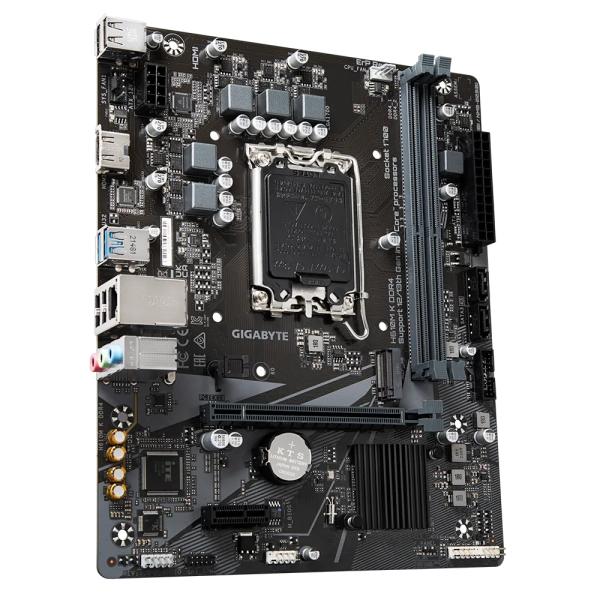 Gigabyte H610M K DDR4, LGA1700, Intel H610M, M.2 Gen3x4, GbE LAN, PCIe 4.0