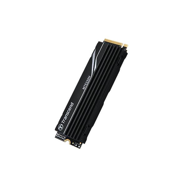 Transcend TS4TMTE250H SSD, 4TB, M.2 2280, PCIe Gen 4x4, NVMe, 3D TLC, w/ Dram, Metal Heatsink