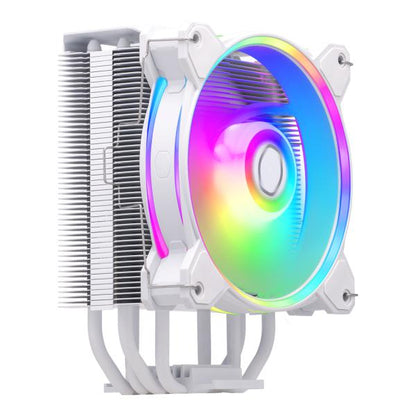 Cooler Master RR-S4WW-20PA-R1 Hyper 212 Halo White, 4-pin, ARGB, 120mm, 650-2050 RPM, 27 dBa (Max)