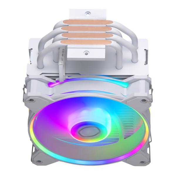 Cooler Master RR-S4WW-20PA-R1 Hyper 212 Halo White, 4-pin, ARGB, 120mm, 650-2050 RPM, 27 dBa (Max)