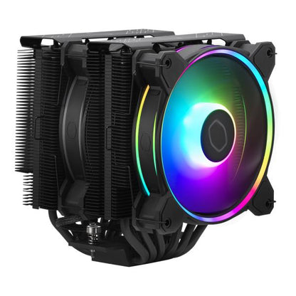 Cooler Master RR-D6BB-20PA-R1 Hyper 622 Halo Black, 6-heatpipe, 2x 120 mm ARGB, 650-2050 RPM ± 10%