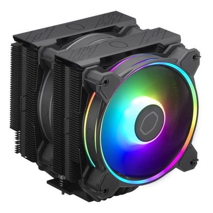 Cooler Master RR-D6BB-20PA-R1 Hyper 622 Halo Black, 6-heatpipe, 2x 120 mm ARGB, 650-2050 RPM ± 10%