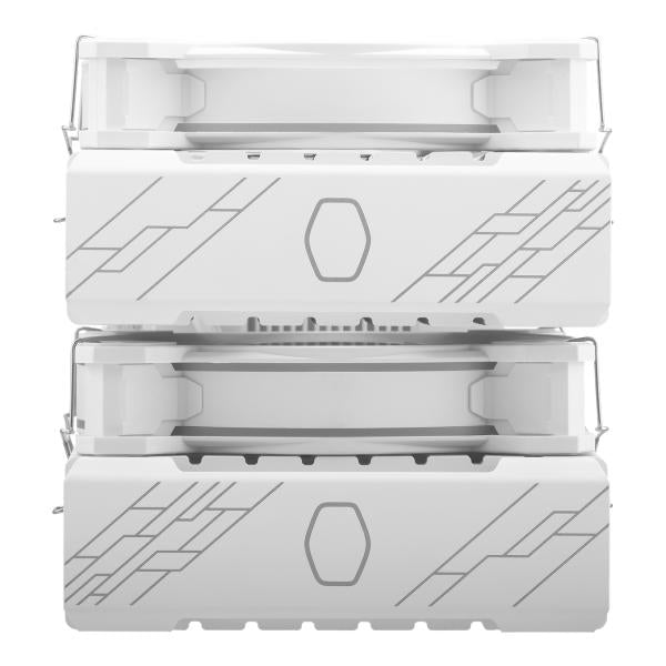 Cooler Master RR-D6WW-20PA-R1 Hyper 622 Halo White, 6-heatpipe, 2x 120mm ARGB, 27 dBa (max)