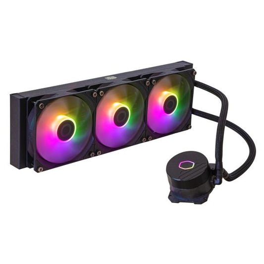 Cooler Master MLW-D36M-A18PZ-R1 MASTERLIQUID 360L Core ARGB, 4-pin, 3x 120mm ARGB, 27 dBa (max)