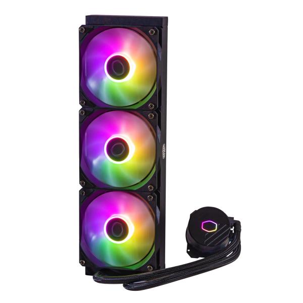 Cooler Master MLW-D36M-A18PZ-R1 MASTERLIQUID 360L Core ARGB, 4-pin, 3x 120mm ARGB, 27 dBa (max)