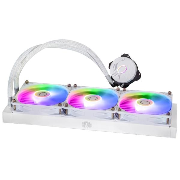 Cooler Master MLW-D36M-A18PZ-RW MASTERLIQUID 360L Core White, 4-pin, 3x 120mm ARGB, 27 dBa (max)