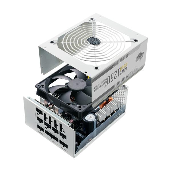 Cooler Master MPE-C501-AFCAG-3GEU MWE Gold V2 White, ATX3.0, 1250W, 90%, 140mm, 3x PCIe 6+2, 12x SAT