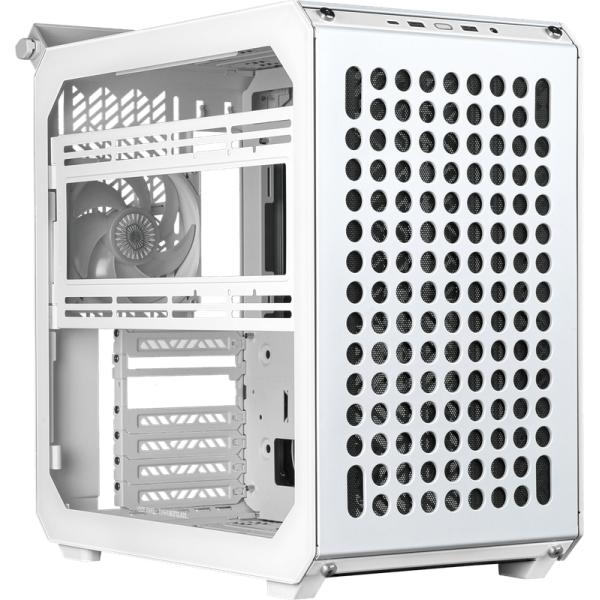 Cooler Master Q500-WGNN-S00 Qube 500 Flatpack White, ATX, USB 3.2, 120/140 mm, Water-cooling ready