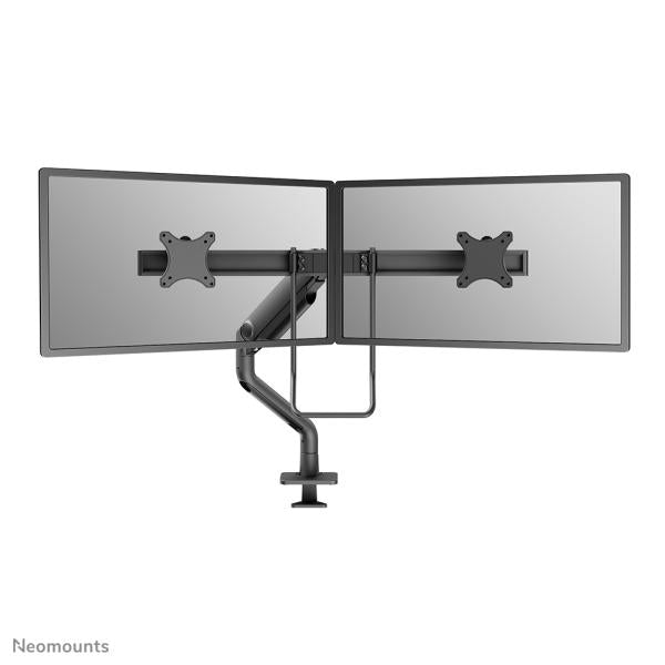 Neomounts DS75S-950BL2 Full-motion desk mount for two screens up to 27", 8kg, Black