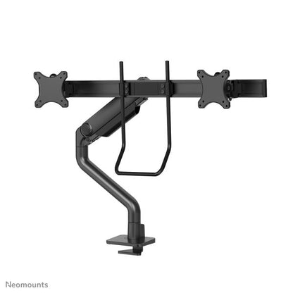 Neomounts DS75S-950BL2 Full-motion desk mount for two screens up to 27", 8kg, Black