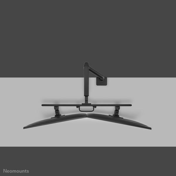 Neomounts DS75S-950BL2 Full-motion desk mount for two screens up to 27", 8kg, Black