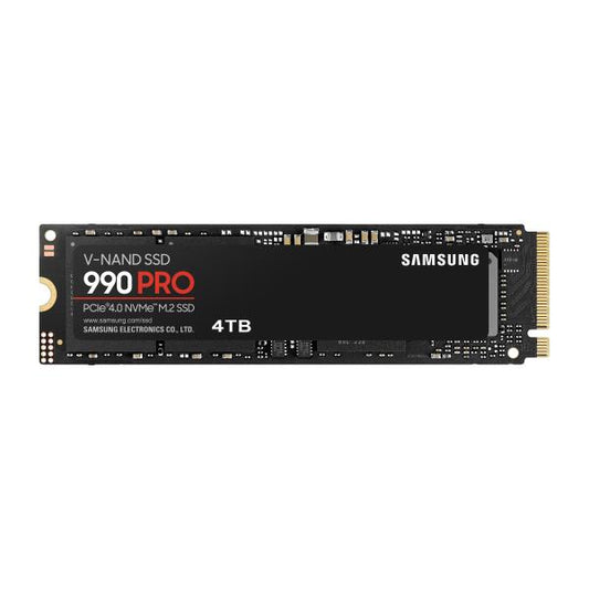 Samsung MZ-V9P4T0BW 990 PRO SSD, 4 TB, M.2, 7450 MB/s, 1550000 IOPS