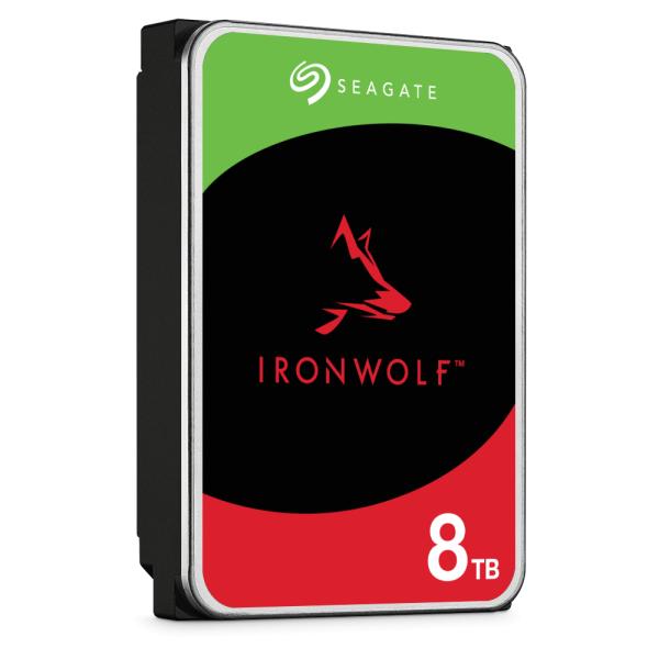 Seagate ST8000VN002 IronWolf Desktop HDD, 8 TB, 3.5", 5400 RPM