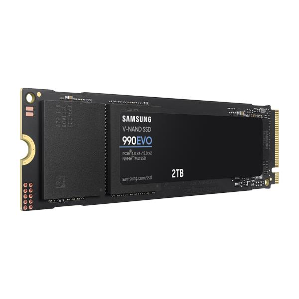 Samsung MZ-V9E2T0BW 990 EVO SSD, 2 TB, M.2 NVME, 5000 MB/s