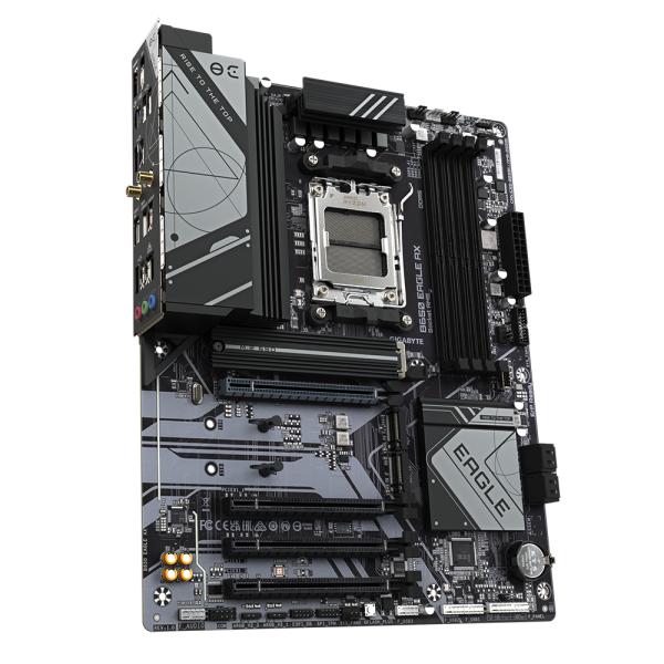 Gigabyte B650 EAGLE AX B650 EAGLE AX, ATX, AMD AM5, DDR5 (7600 OC) PCIe 5.0, Wi-Fi 6E 802.11ax, GbE